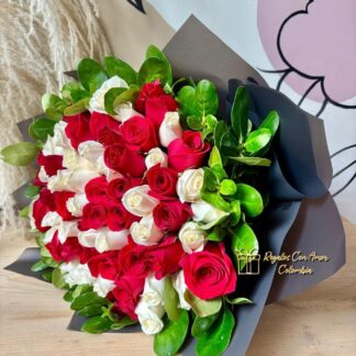 BOUQUET DE 60 ROSAS