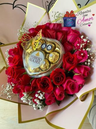 BOUQUET CORAZON FERRERO