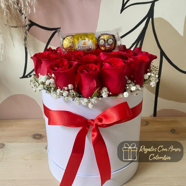 CAJA DE ROSAS AMANECER