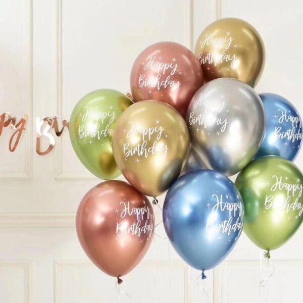 6 Globos con helio