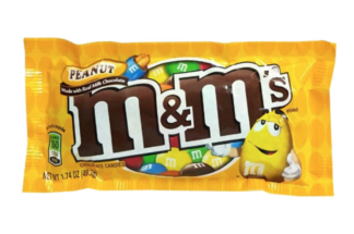 Chocolates m&ms amarillo