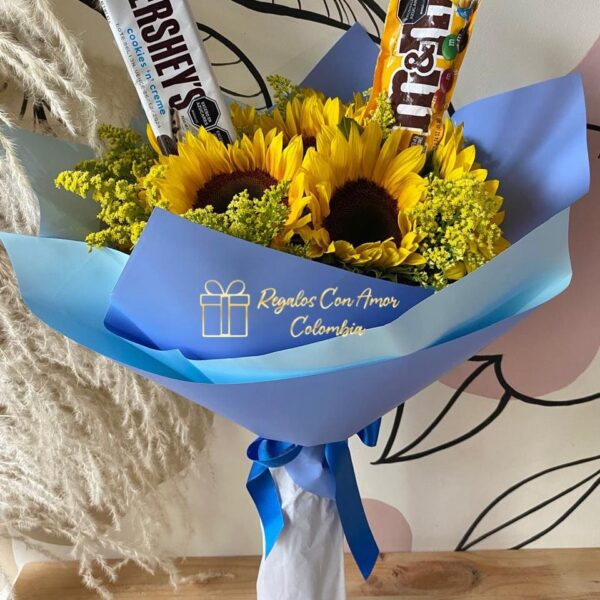 BOUQUET DE GIRASOLES - Imagen 2