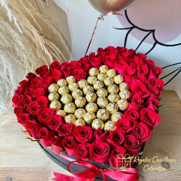 CAJA DE ROSAS DELUX - Imagen 2